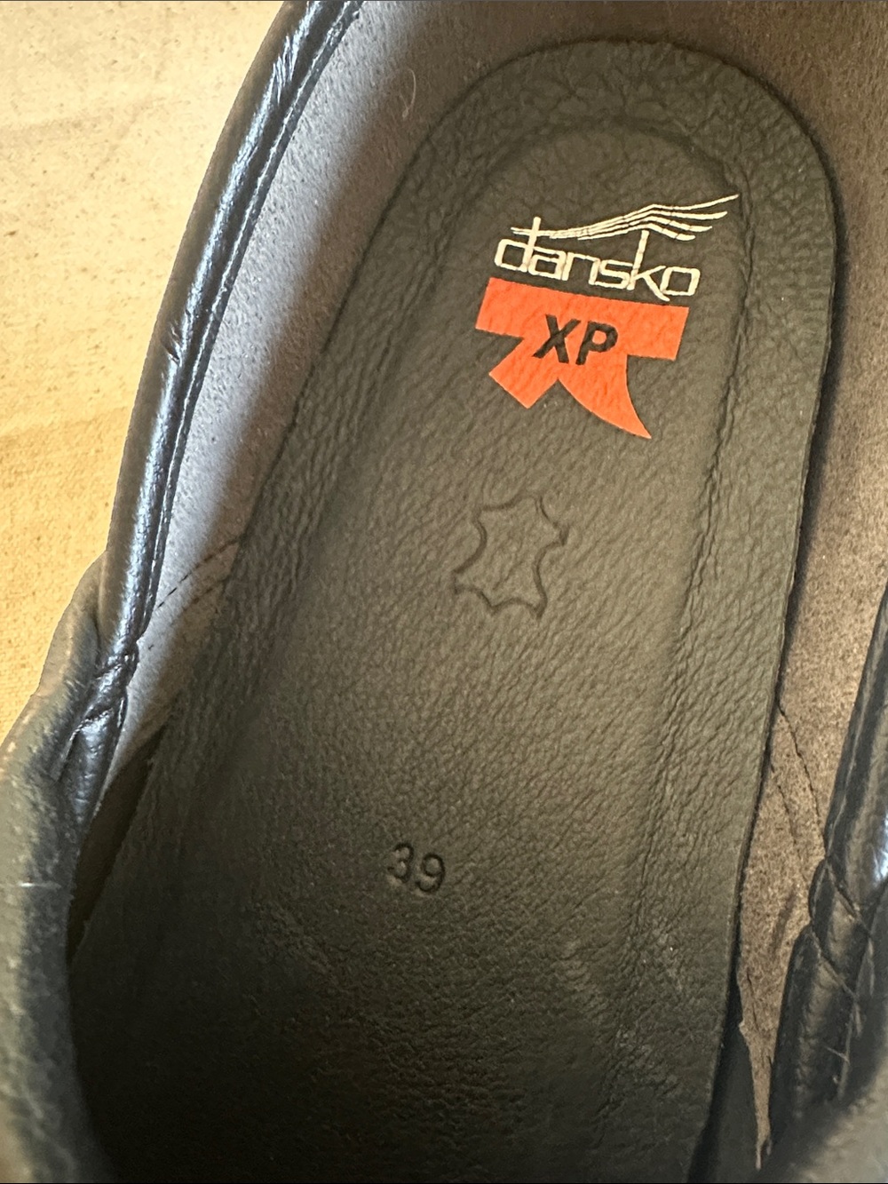 Dansko XP Black Leather Clogs - Picture 5 of 10